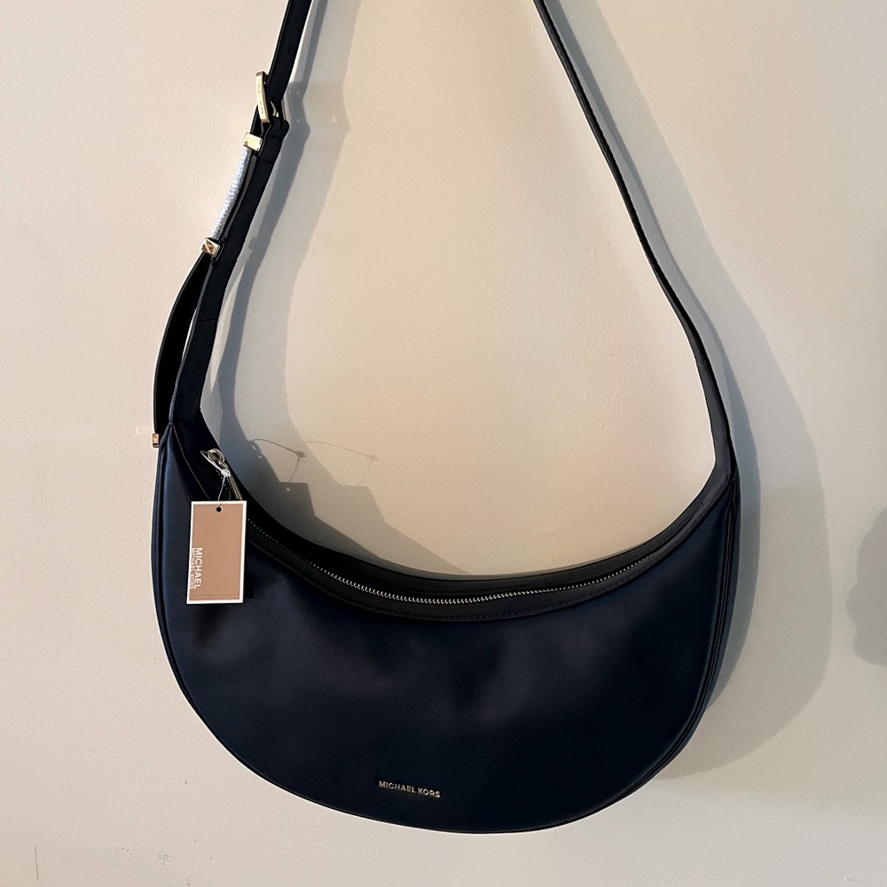 Michael Kors Navy Convertible Crossbody